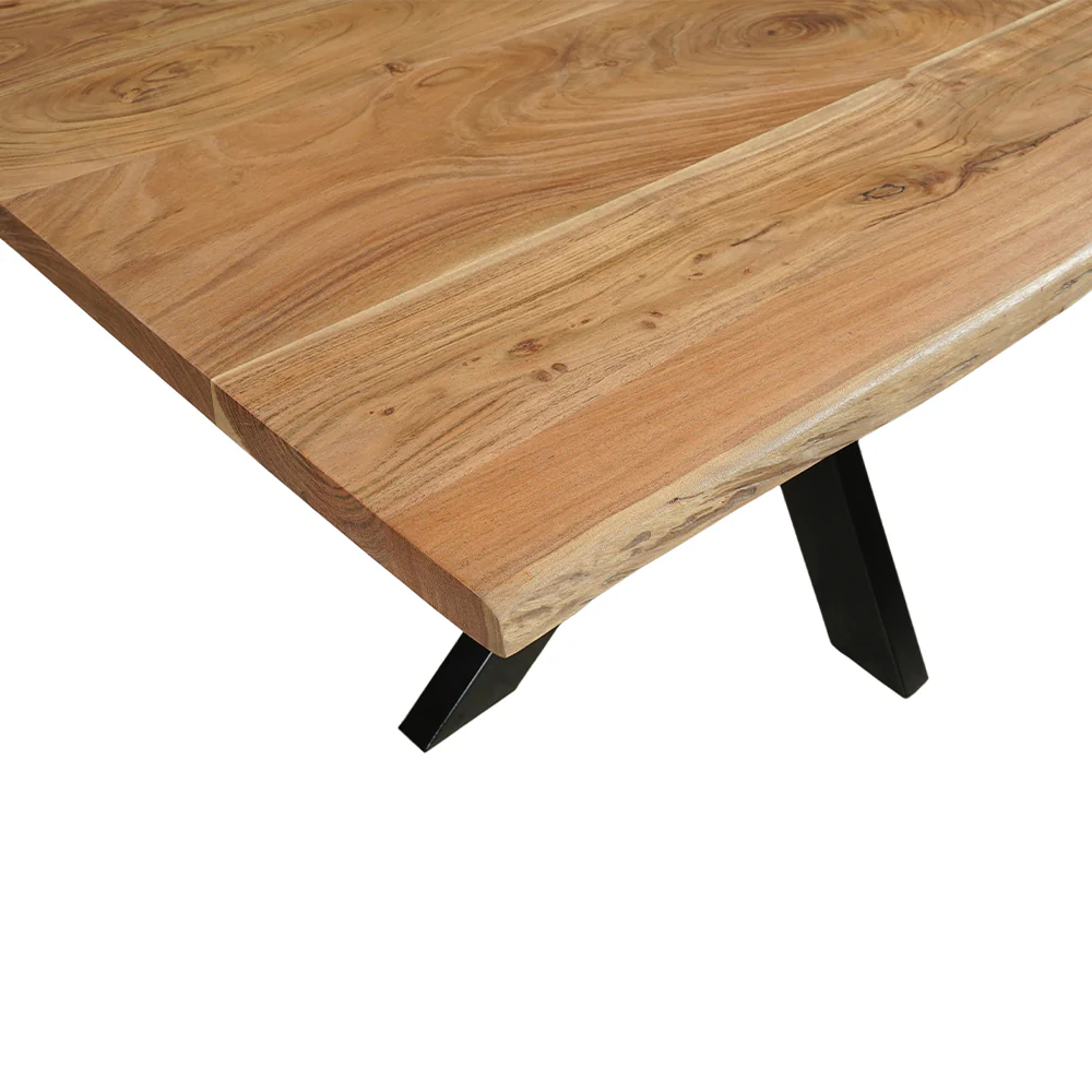 Acaciahouten Eettafel Rechthoek Edge 160x90 cm - Image 4