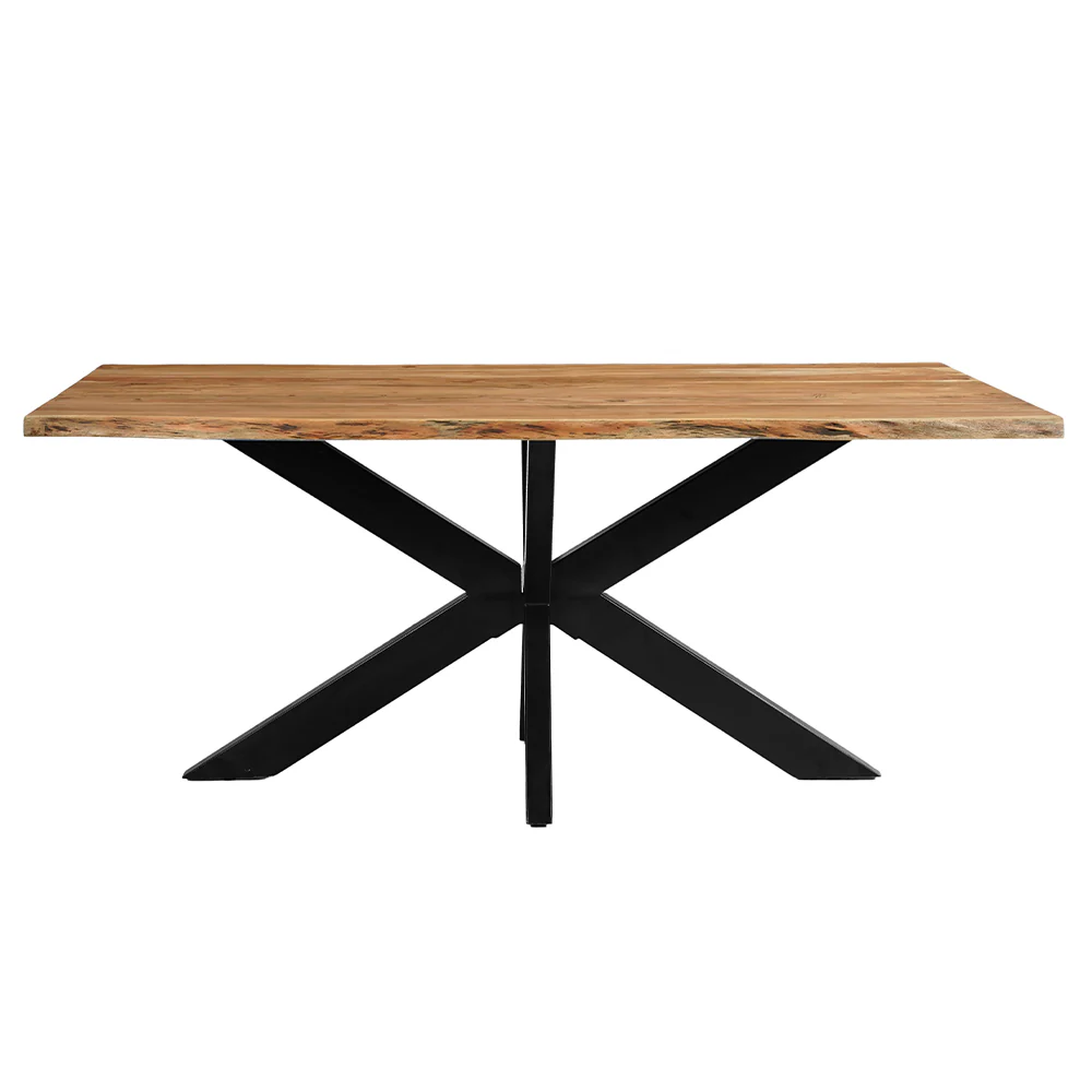 Acaciahouten Eettafel Rechthoek Edge 180x100 cm - Image 2