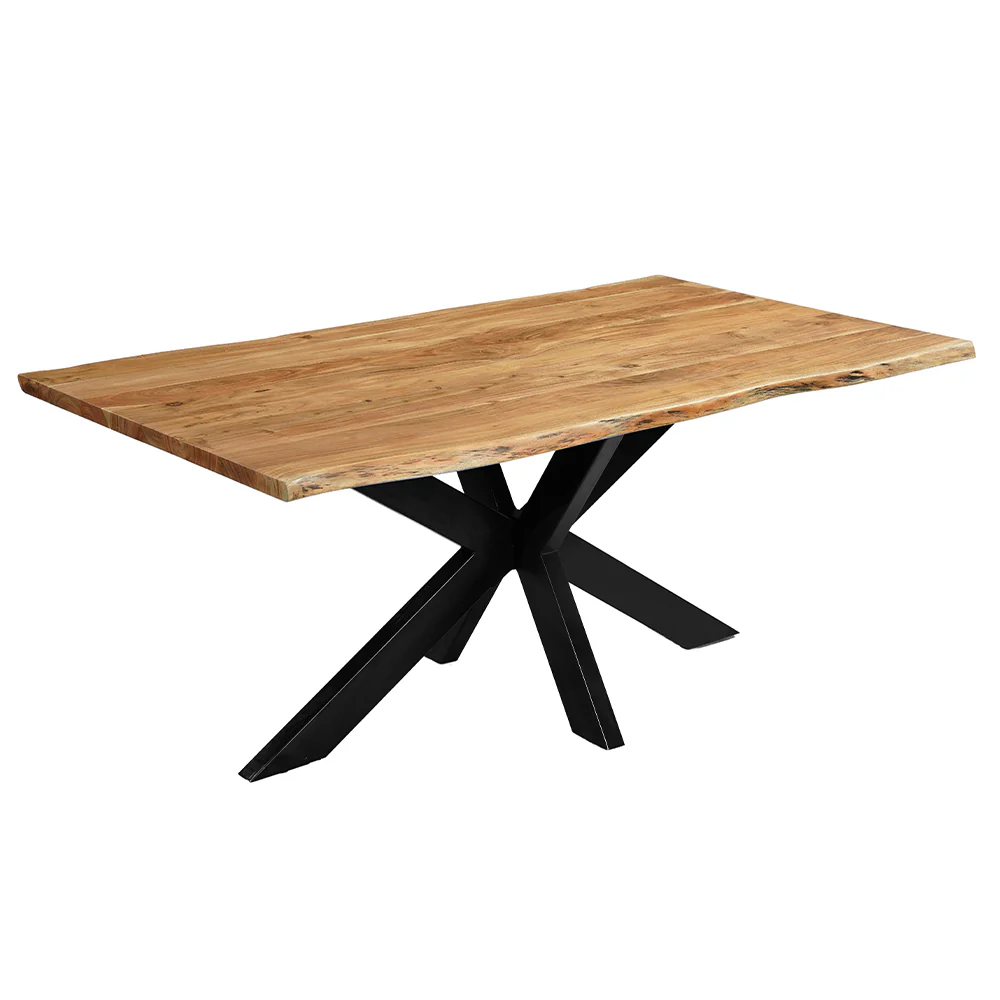 Acaciahouten Eettafel Rechthoek Edge 180x100 cm - Image 3