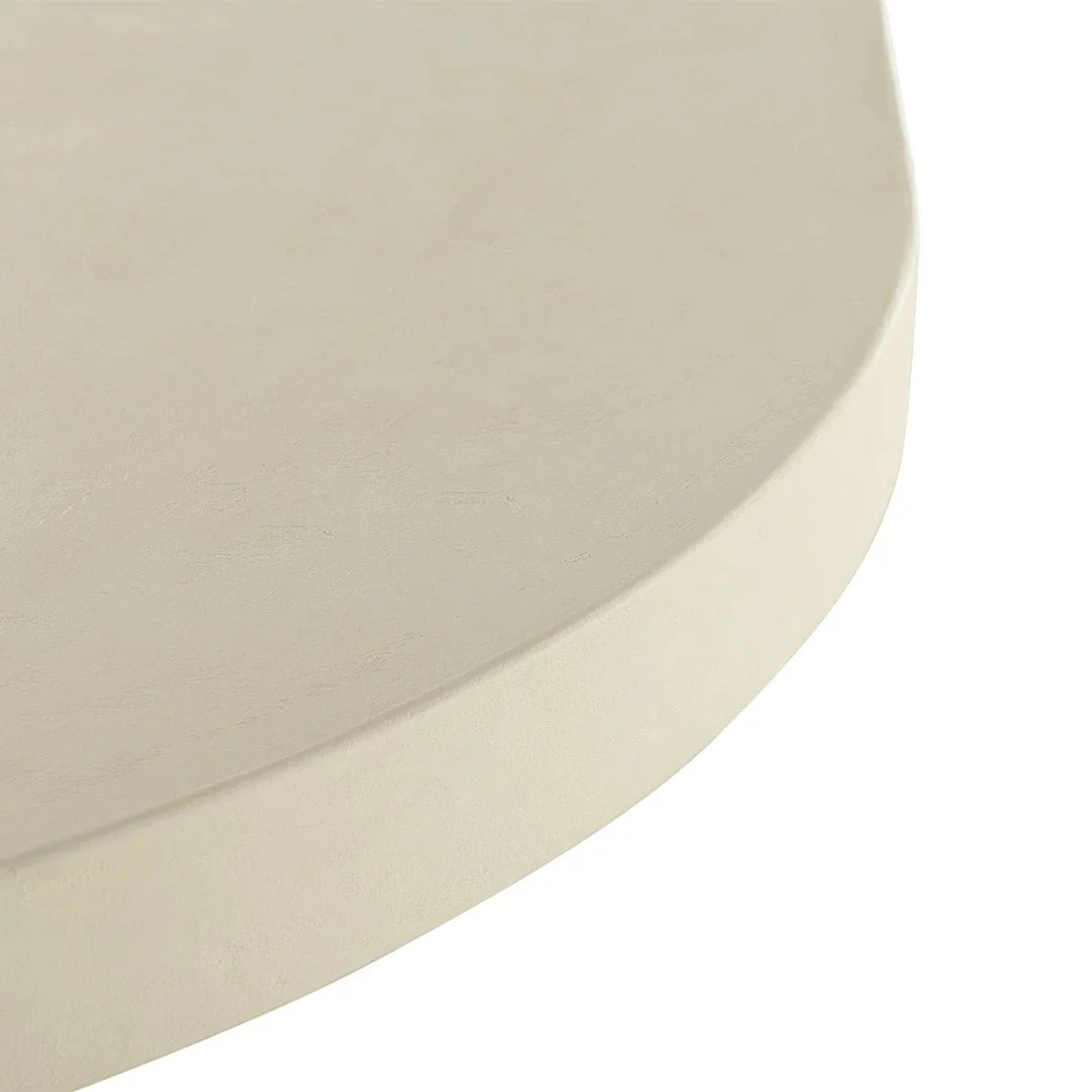 Eettafel Capsule Maya Microcement Cilinderpoot 180 cm Beige - Image 3