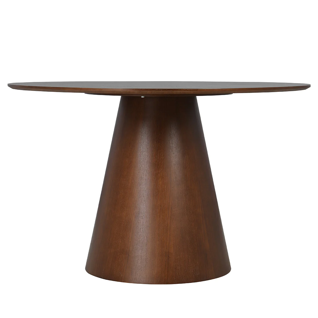 Eettafel Rond Olivia 120 cm Donker Walnoot - Image 3