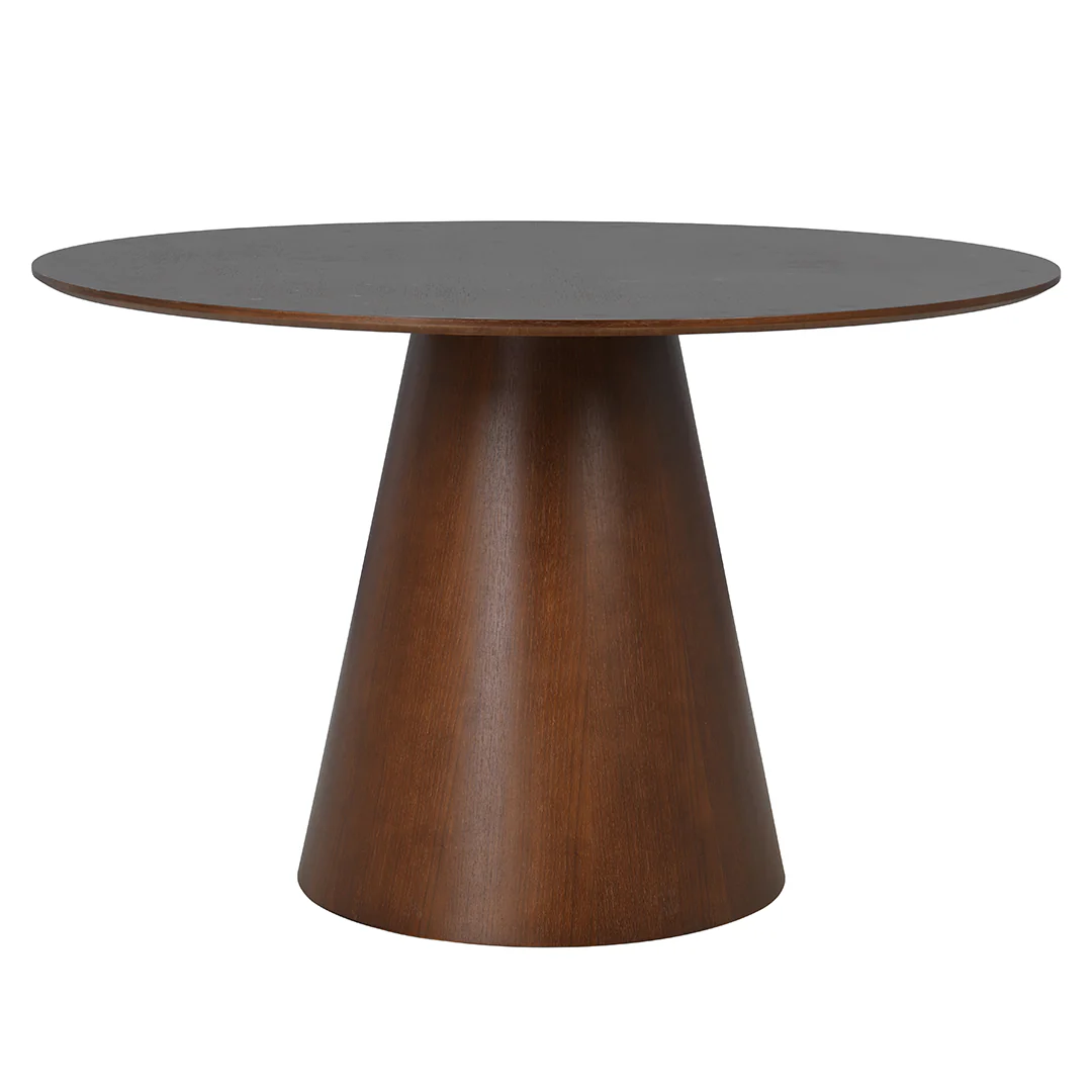 Eettafel Rond Olivia 120 cm Donker Walnoot - Image 5