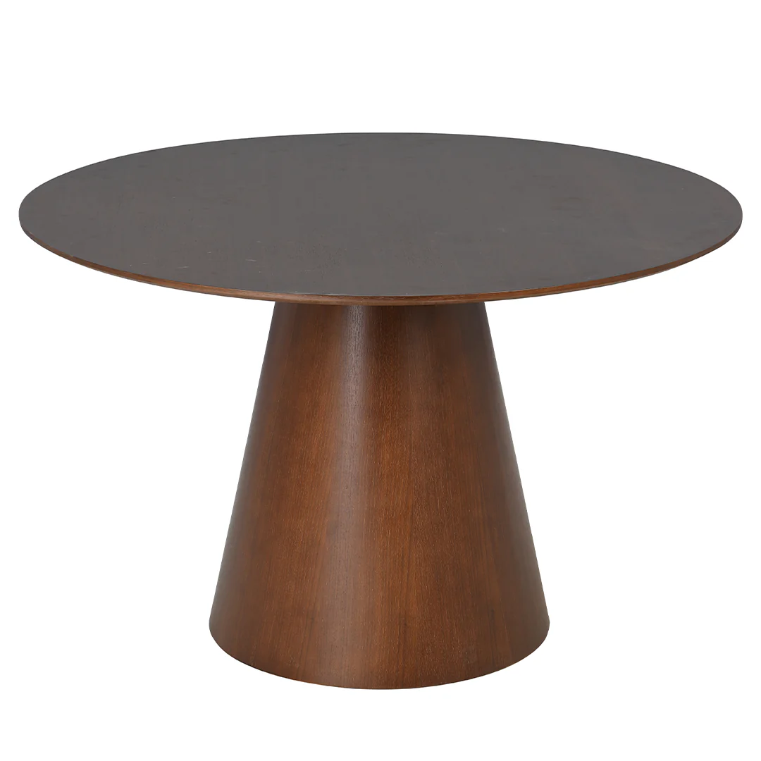 Eettafel Rond Olivia 120 cm Donker Walnoot - Image 6