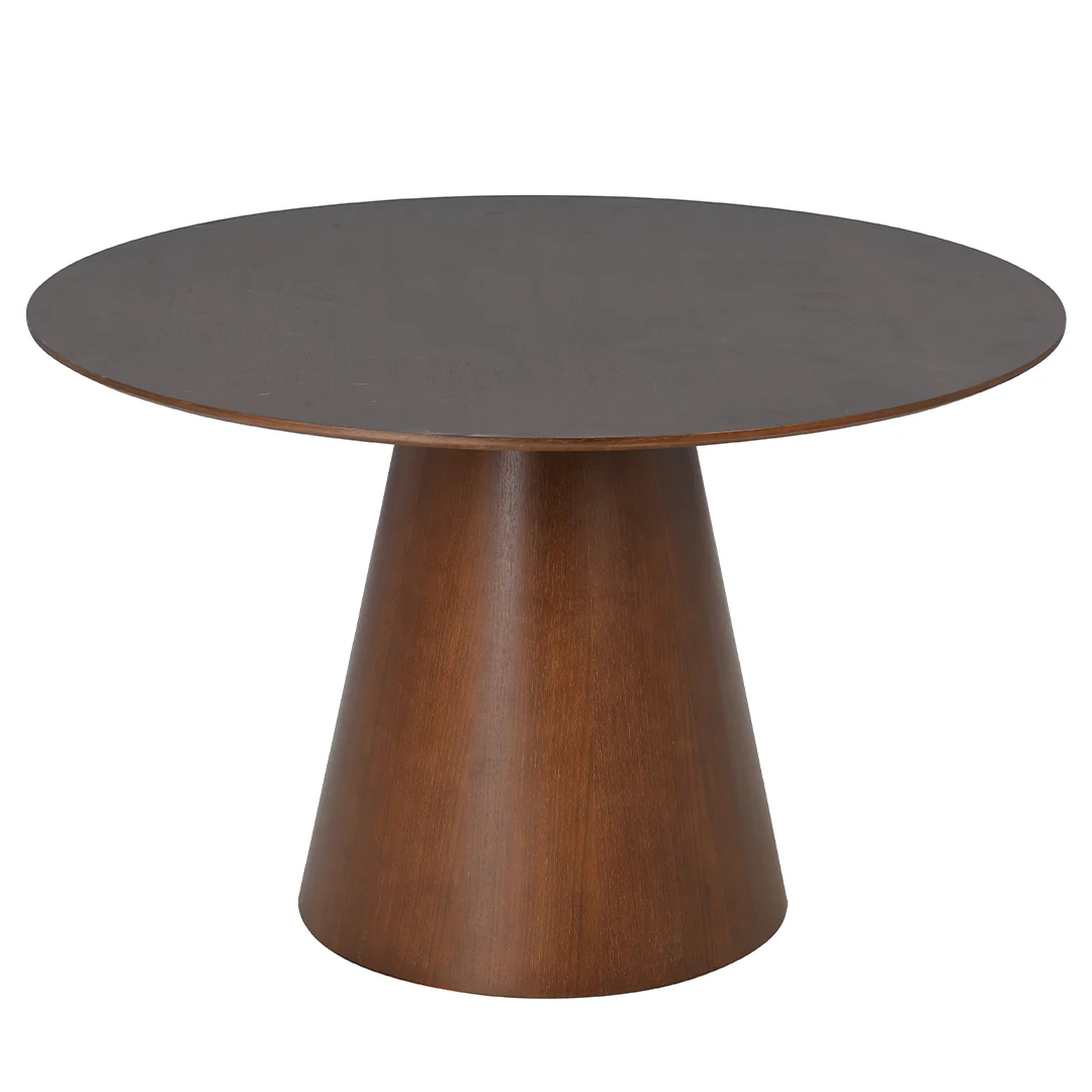 Eettafel Rond Olivia 120 cm Donker Walnoot - Image 7