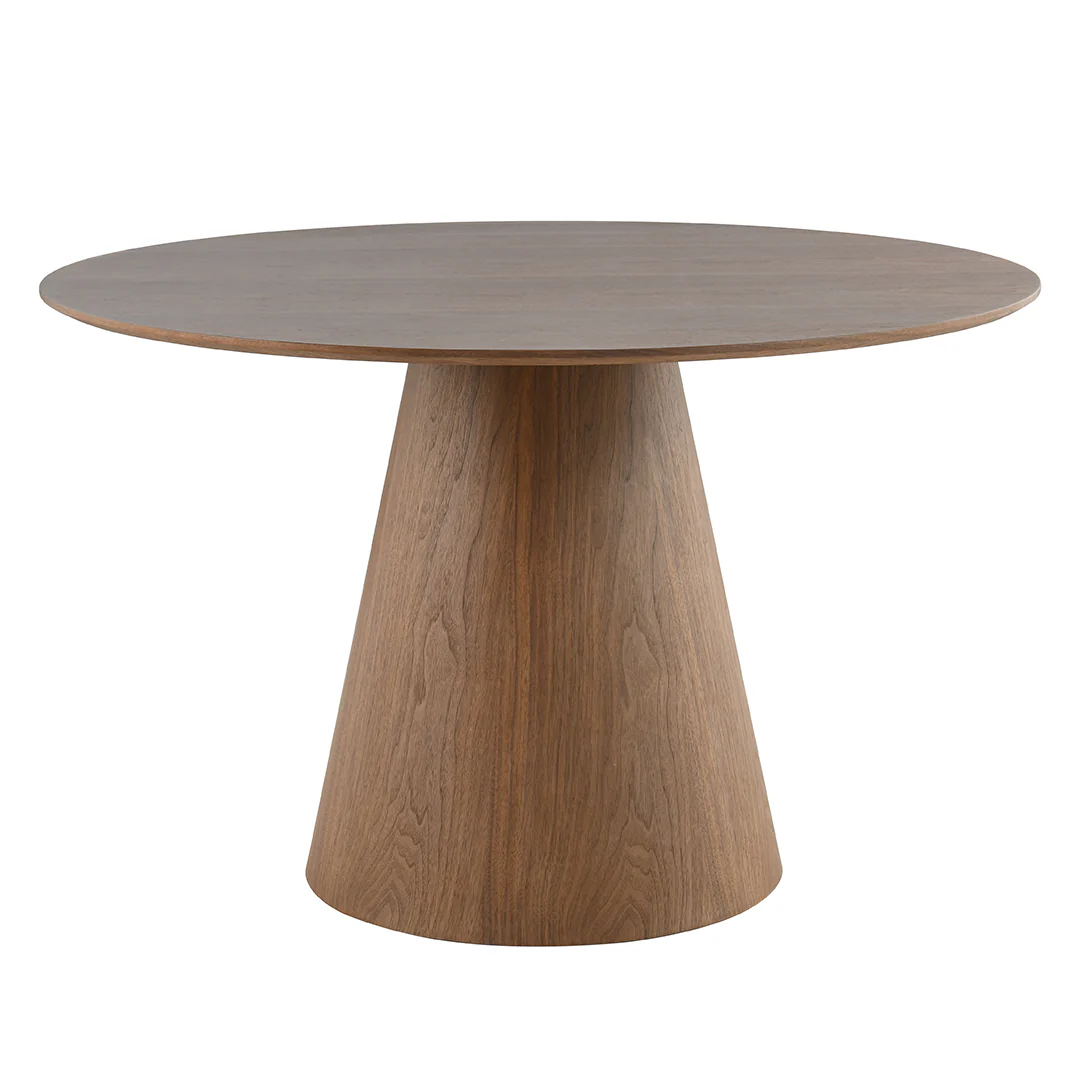 Eettafel Rond Olivia 120 cm Walnoot - Image 2