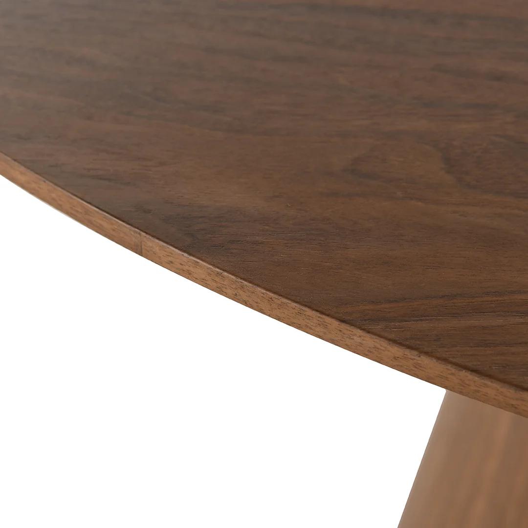 Eettafel Rond Olivia 120 cm Walnoot - Image 9