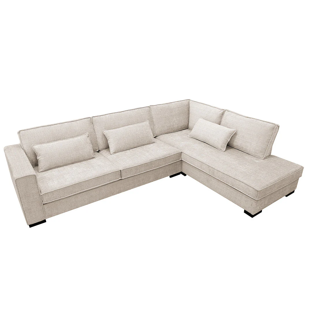 Hoekbank Nova 4-zits Rechts Crème - Image 3