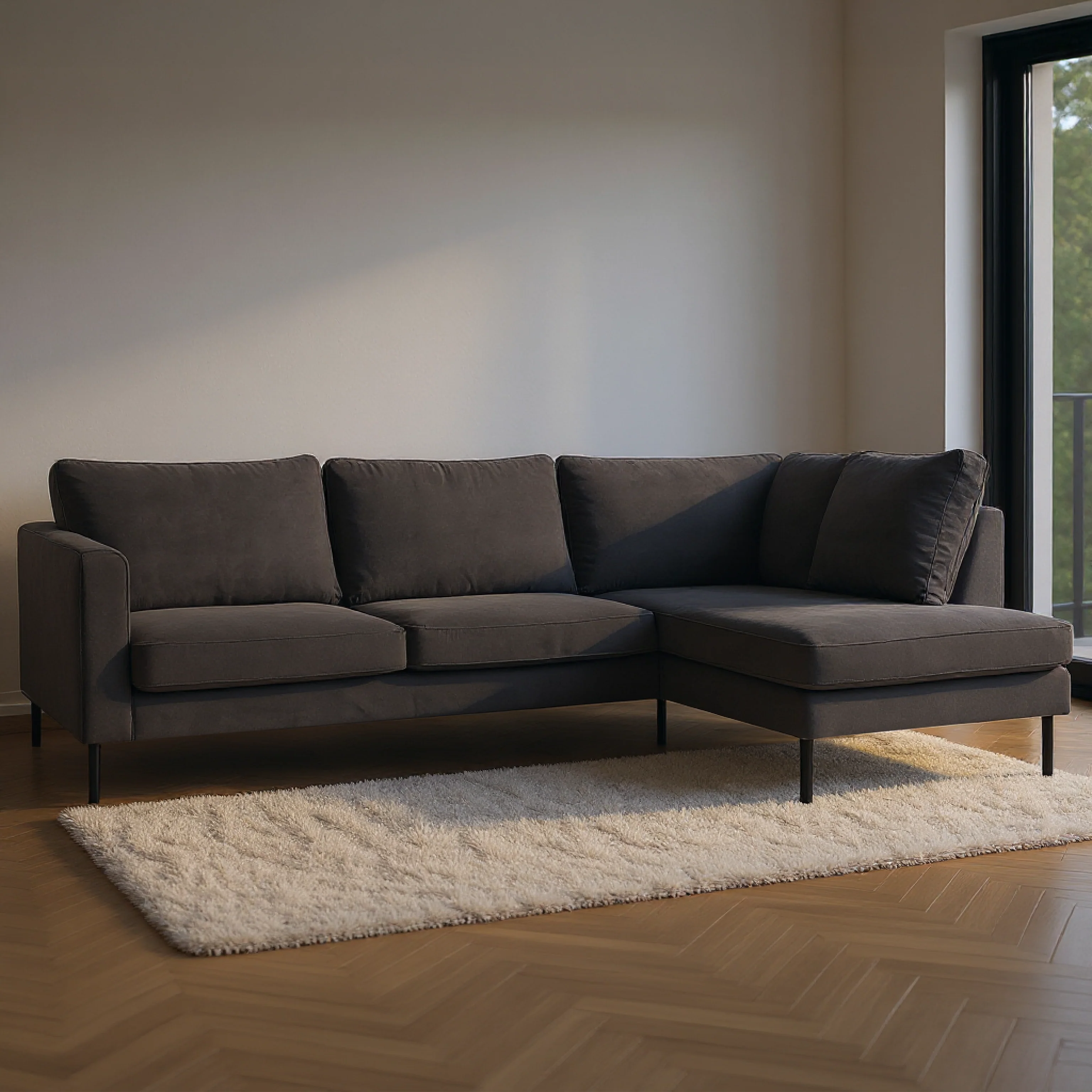 Hoekbank Sterre 4-zits Rechts Antraciet - Image 5