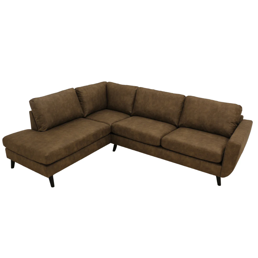Hoekbank Torin 4-zits Links Bruin - Image 3