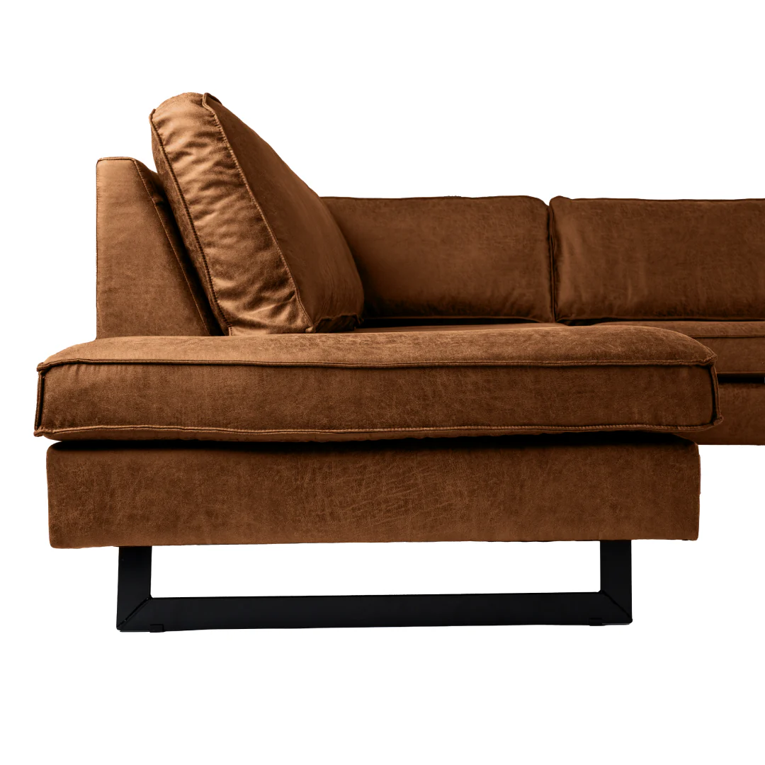 Hoekbank Twenty Five 4-zits Links Cognac - Image 3