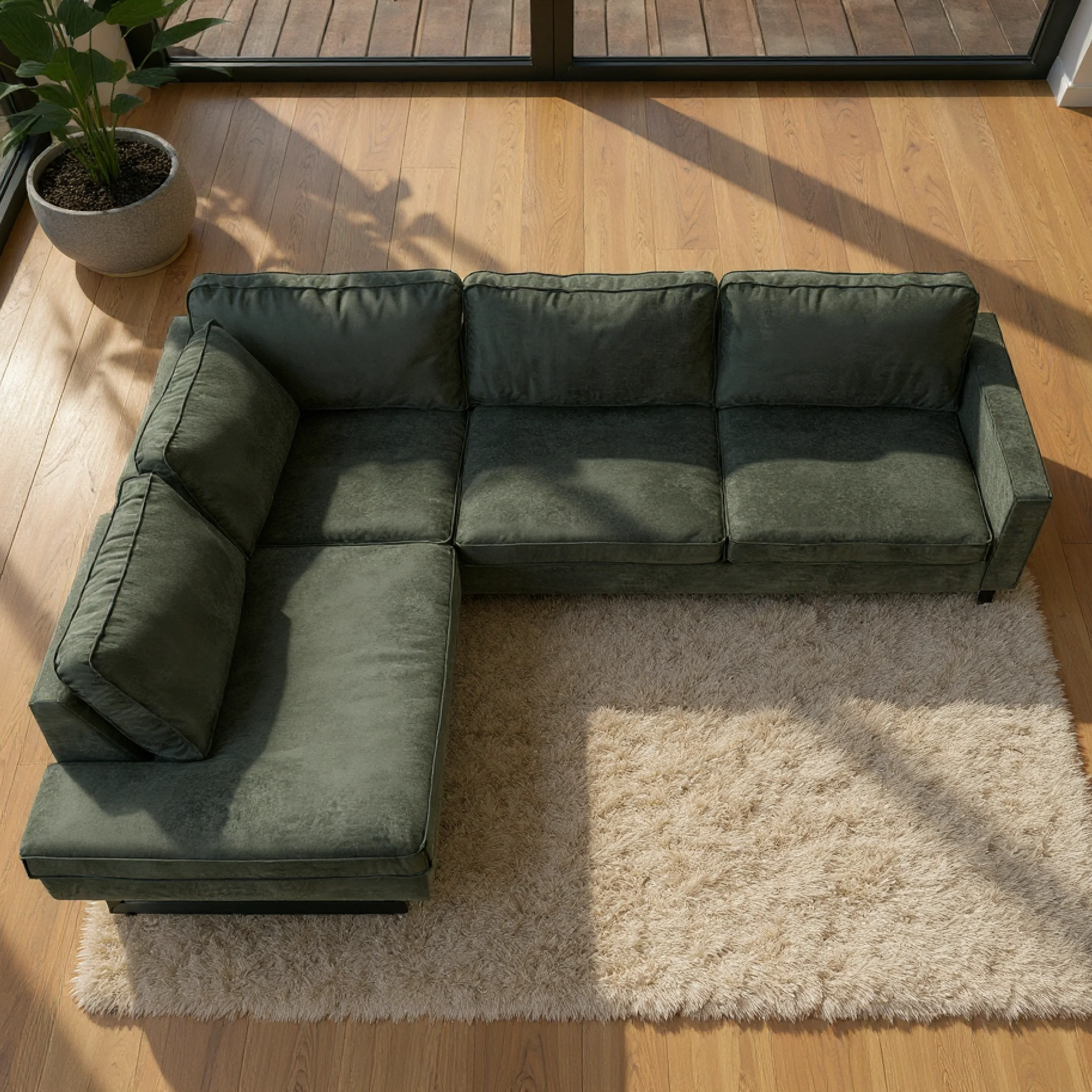 Hoekbank Twenty Five 4-zits Links Groen - Image 7