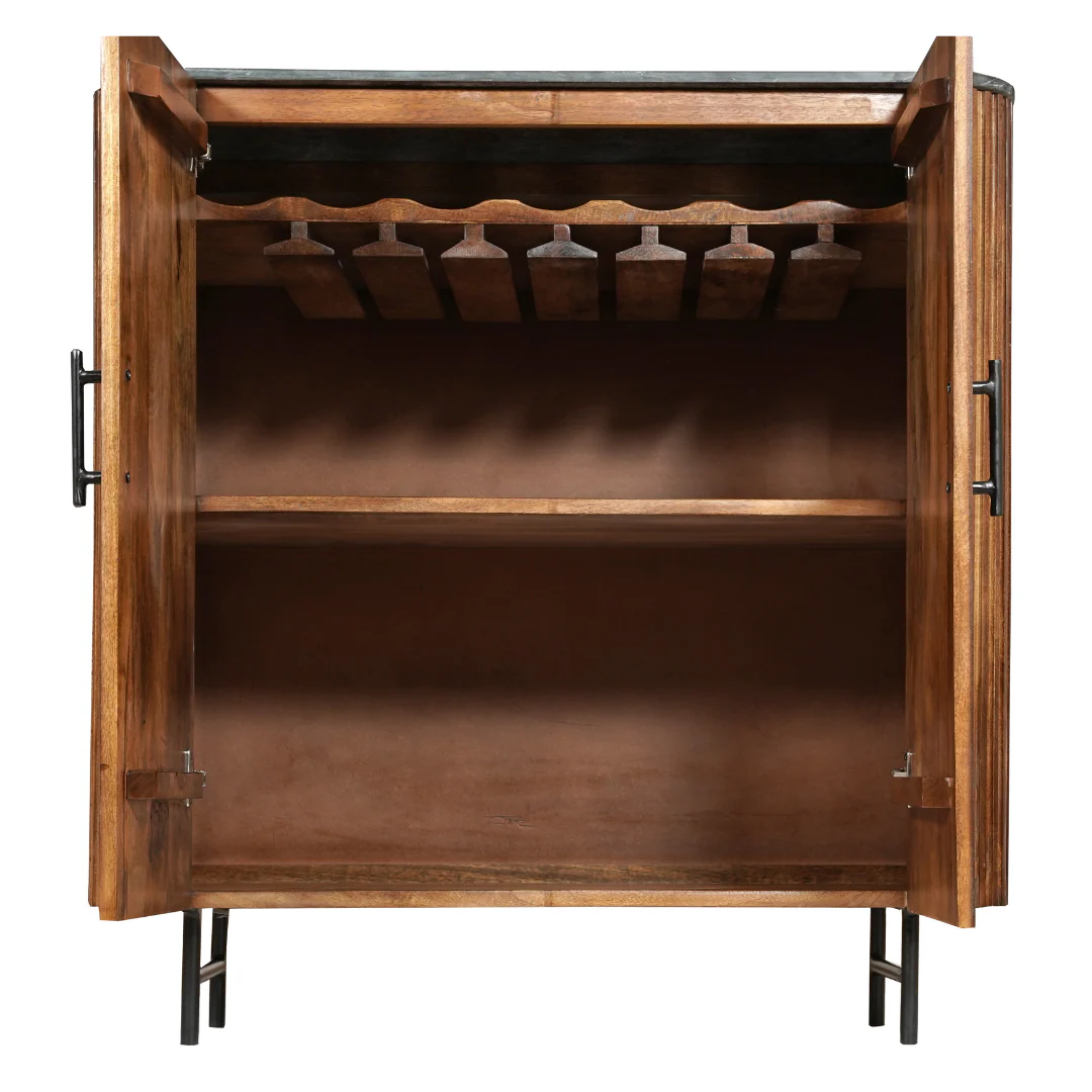 Mangohouten Bar Meubel Levi 100 cm - Image 4
