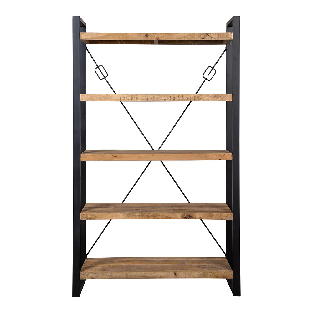 Mangohouten Boekenkast Britt 120 cm - Image 2
