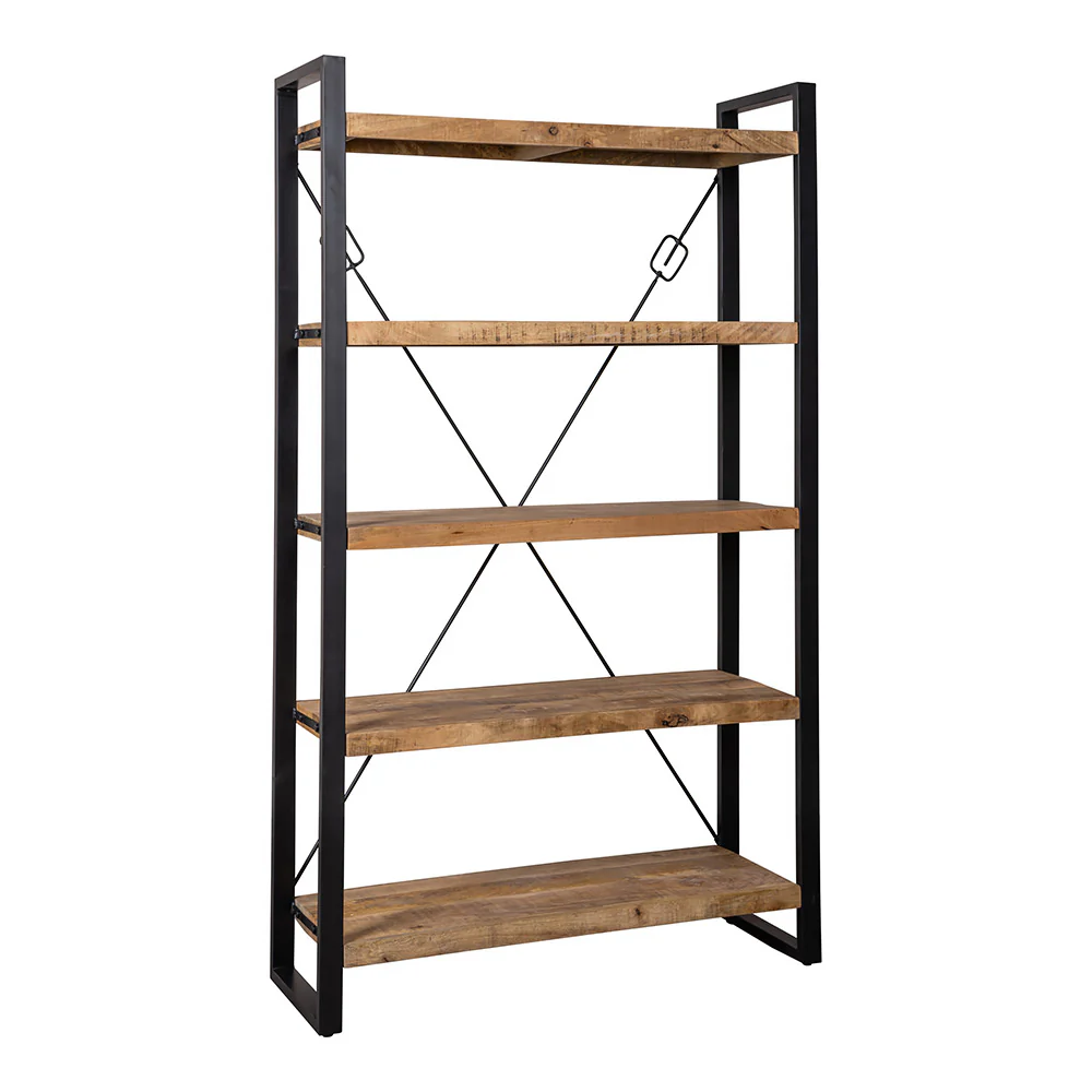 Mangohouten Boekenkast Britt 120 cm - Image 4