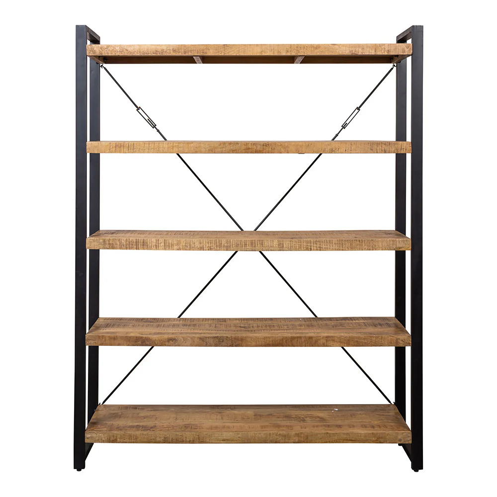 Mangohouten Boekenkast Britt 160 cm - Image 2