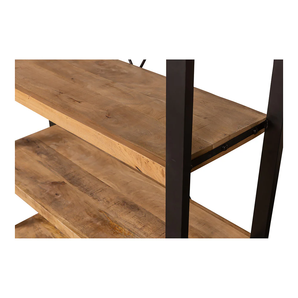 Mangohouten Boekenkast Britt 160 cm - Image 5