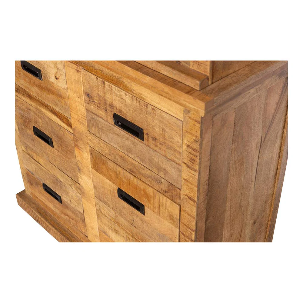 Mangohouten Buffetkast Milan 100 cm 6 lades X - Image 6