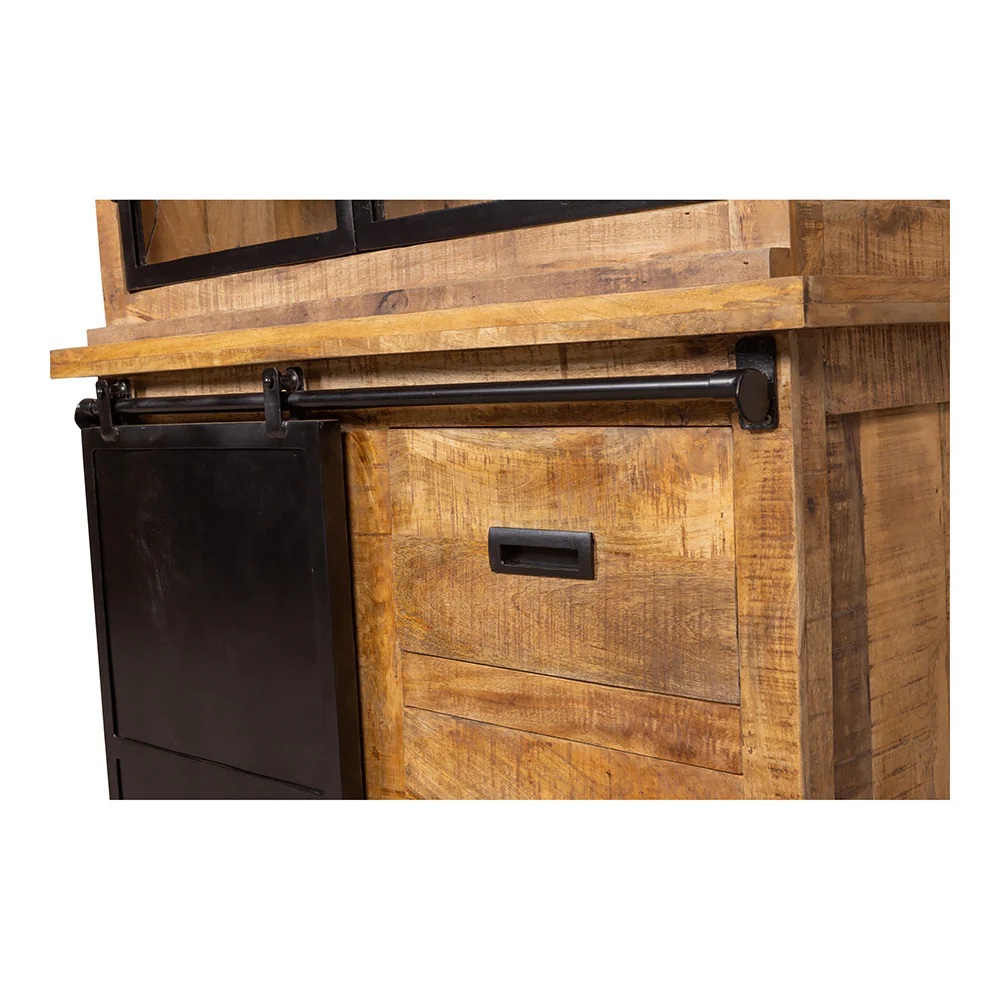 Mangohouten Buffetkast Milan 100 cm met Deurtjes Recht - Image 6