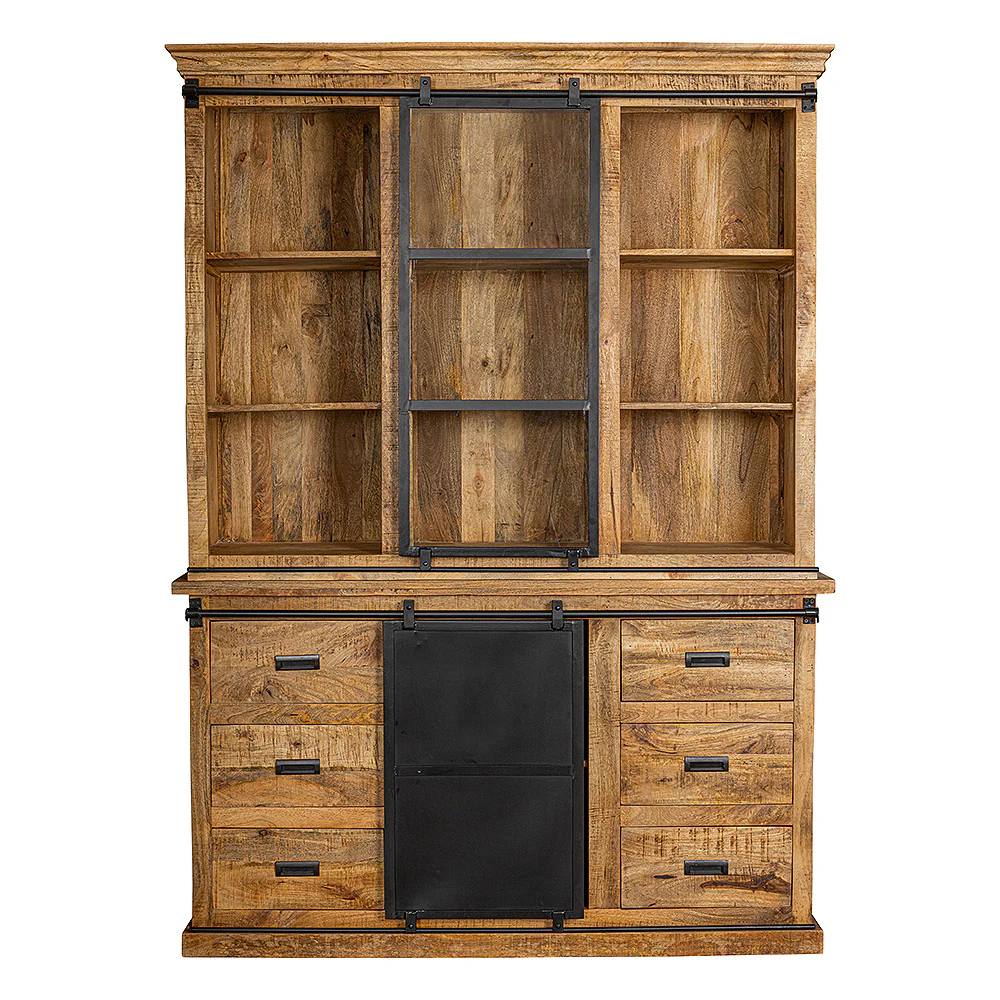 Mangohouten Buffetkast Milan 140 cm Recht - Image 2