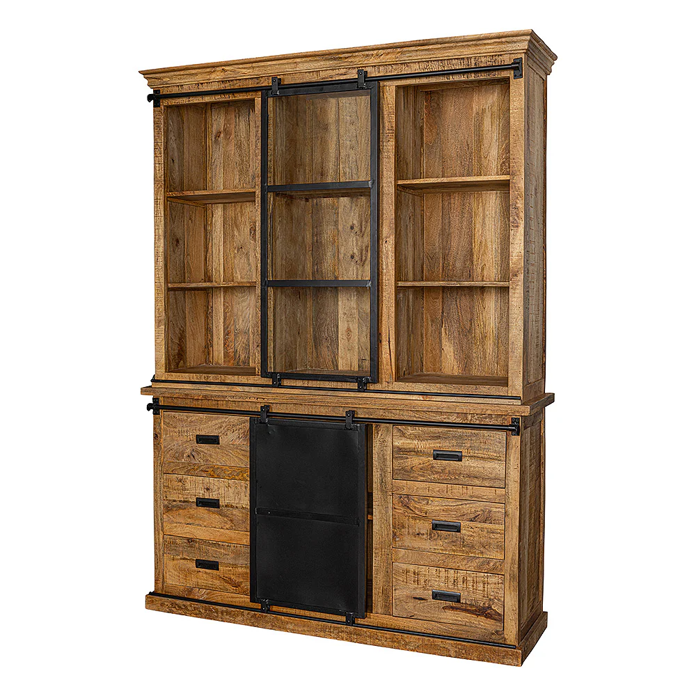 Mangohouten Buffetkast Milan 140 cm Recht - Image 3