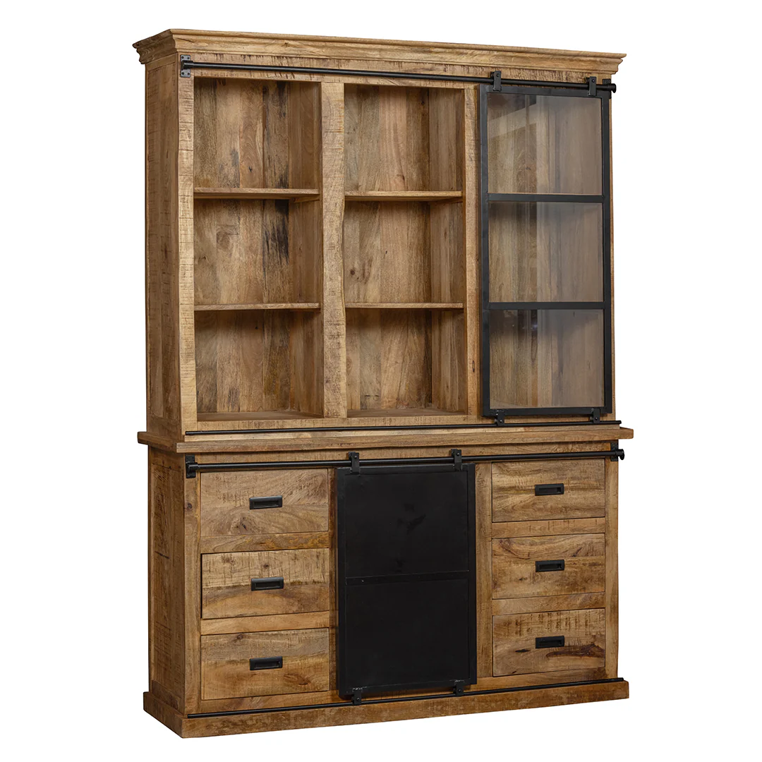 Mangohouten Buffetkast Milan 160 cm Recht - Image 4