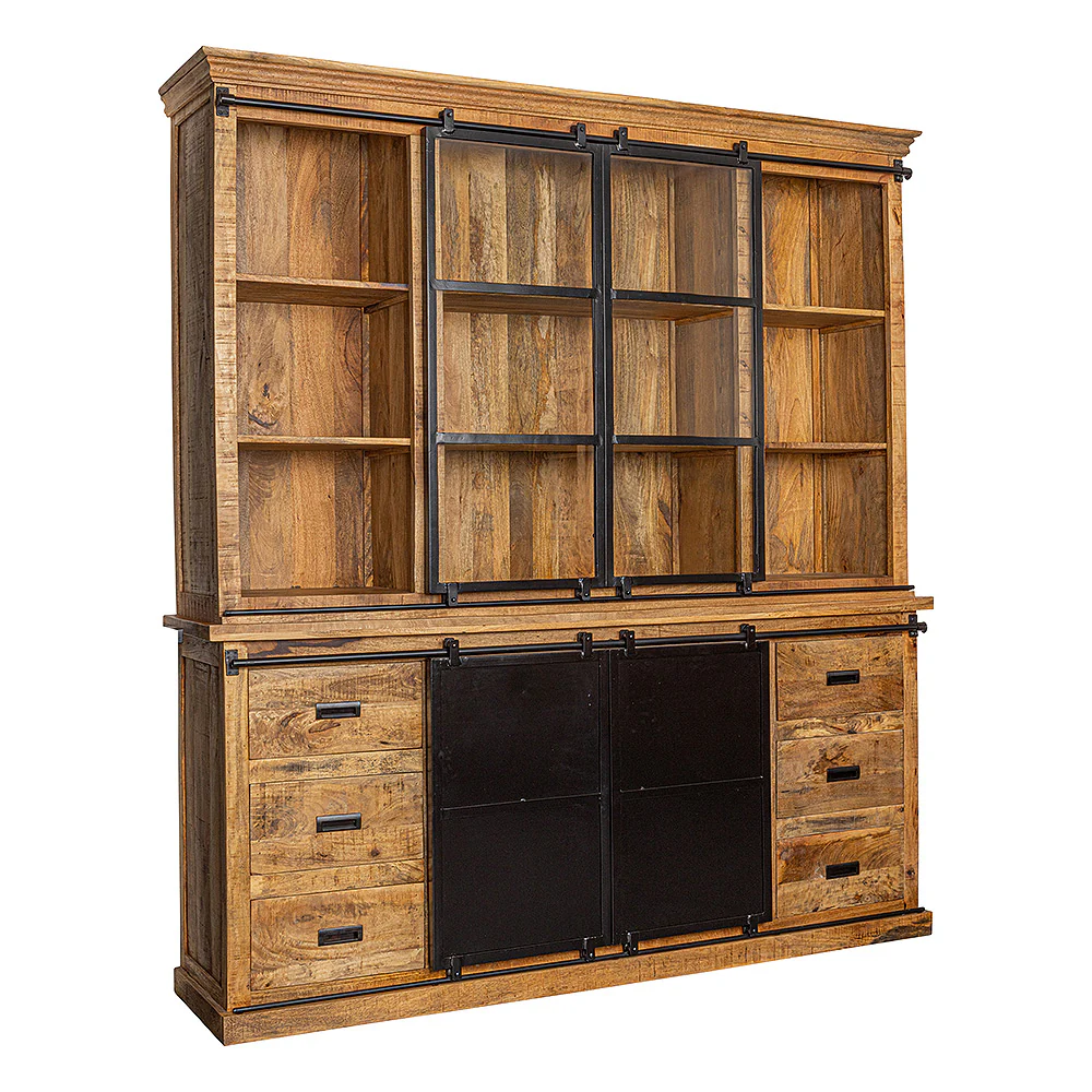 Mangohouten Buffetkast Milan 220 cm Recht - Image 3