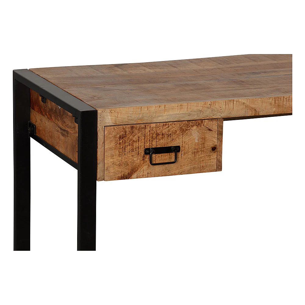 Mangohouten Bureau Britt 150 cm - Image 4
