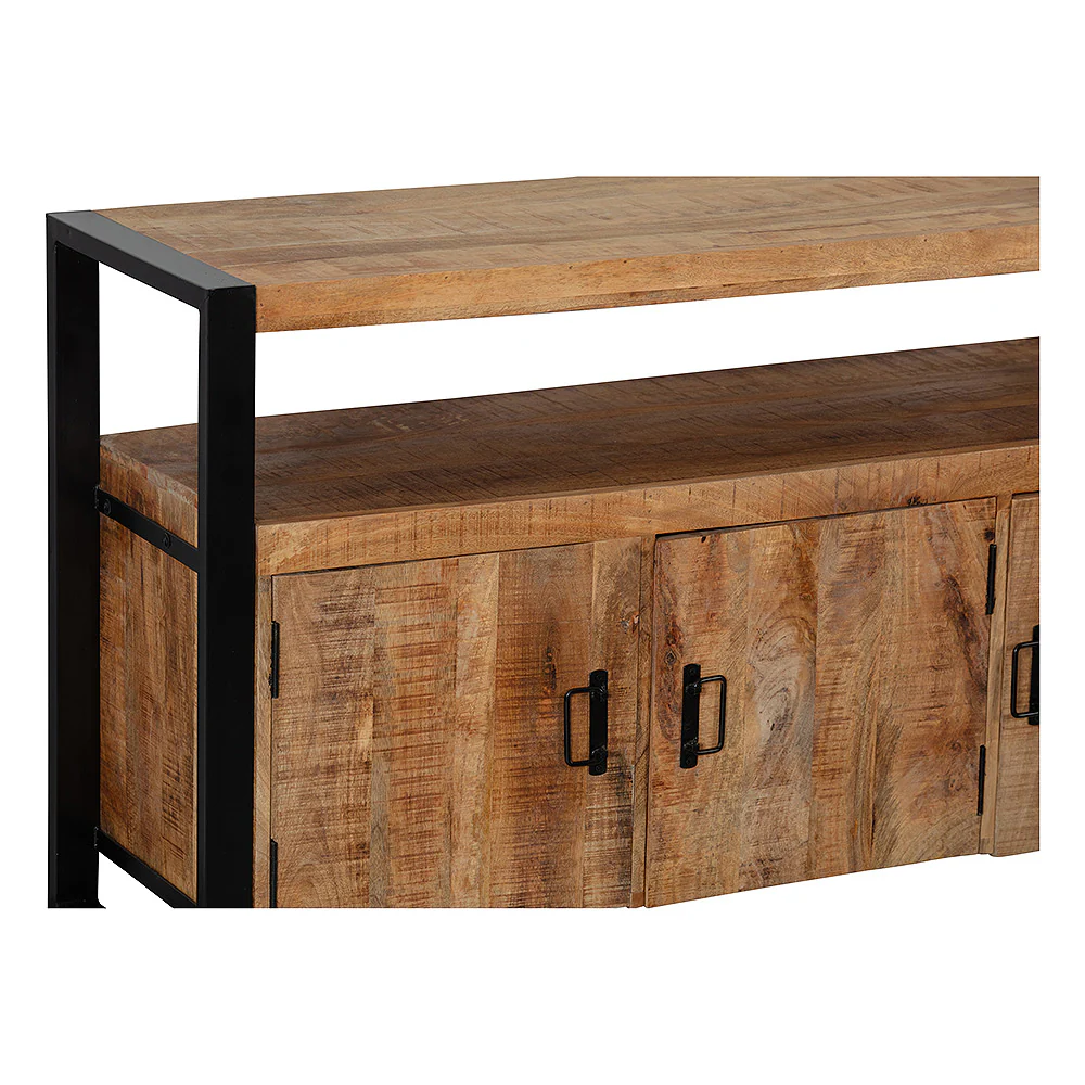 Mangohouten Dressoir Britt 140 cm 3 deuren - Image 4