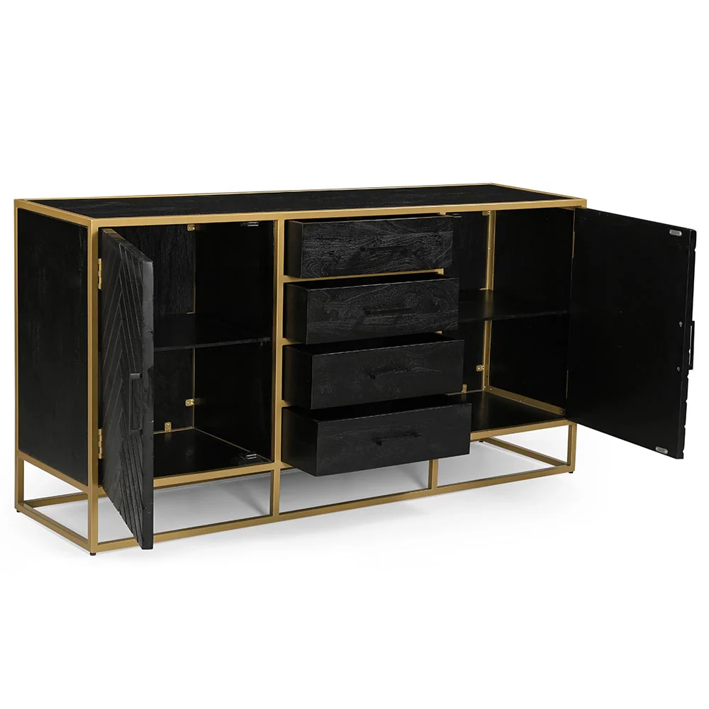 Mangohouten Dressoir Fingula 165 cm - Image 5