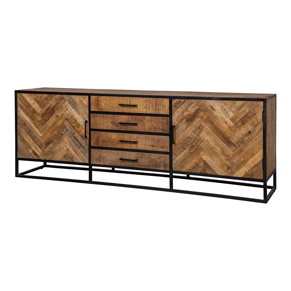 Mangohouten Dressoir Gwenn 210 cm - Image 3