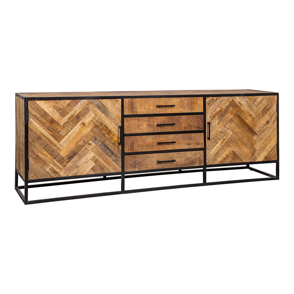 Mangohouten Dressoir Gwenn 210 cm - Image 5