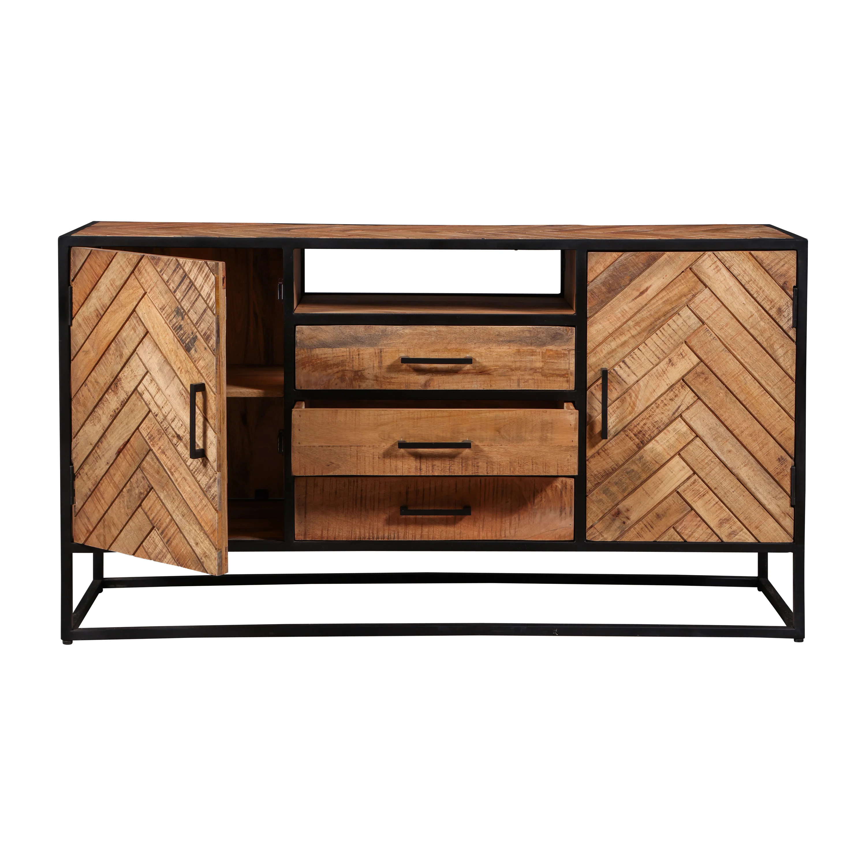 Mangohouten Dressoir Kjeld 145 cm - Image 3