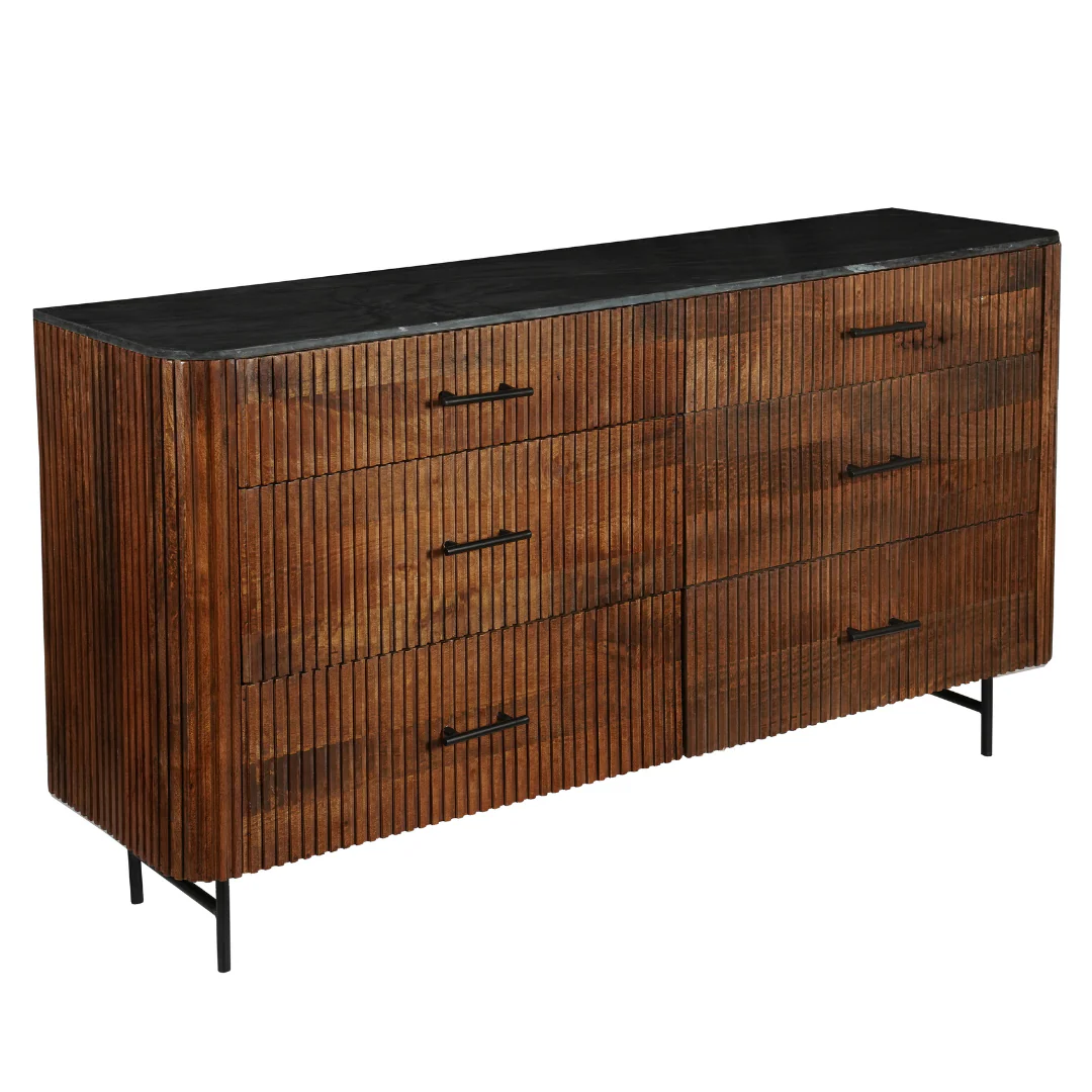 Mangohouten Dressoir Levi 175 cm - Image 3