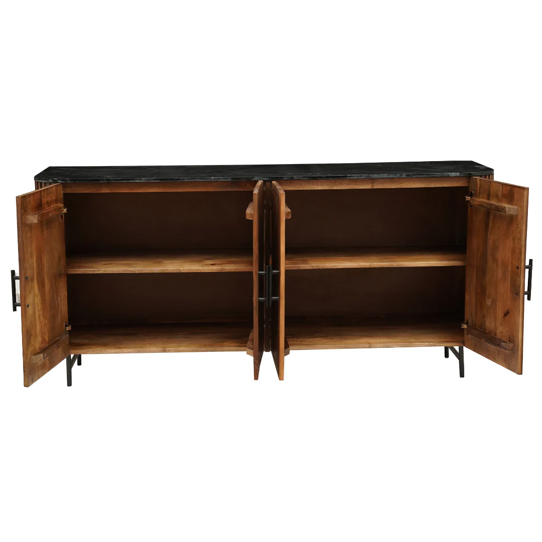 Mangohouten Dressoir Levi 180 cm - Image 3