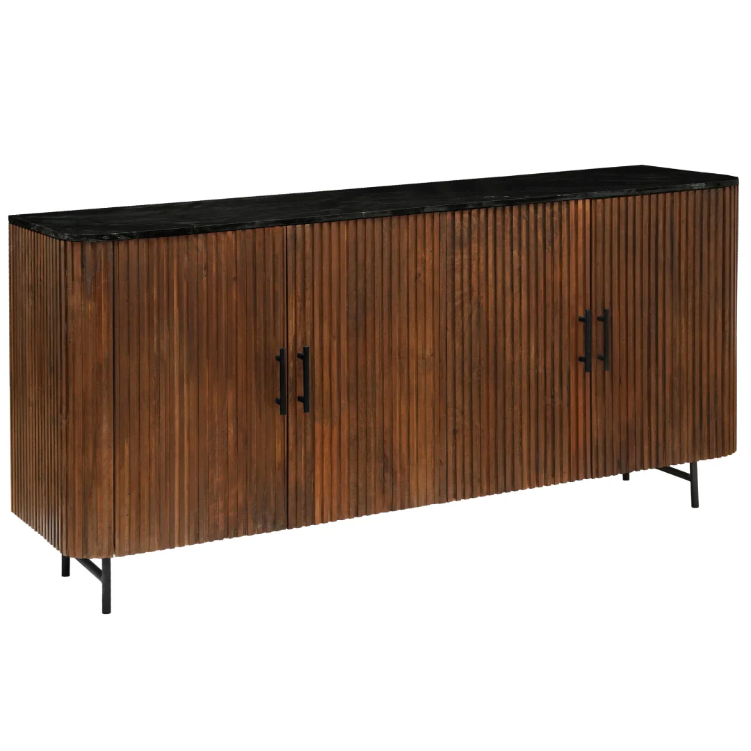 Mangohouten Dressoir Levi 180 cm - Image 4