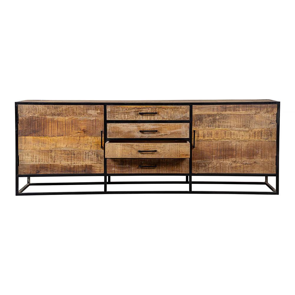 Mangohouten Dressoir Lowen 210 cm - Image 5
