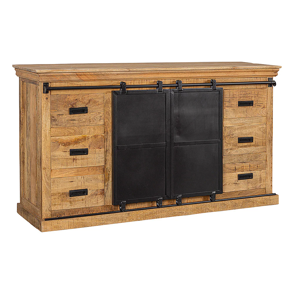 Mangohouten Dressoir Milan 240 cm - Image 3