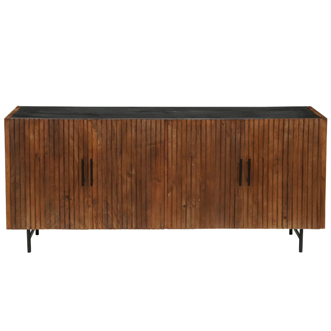 Mangohouten Dressoir Rosa 175 cm - Image 2
