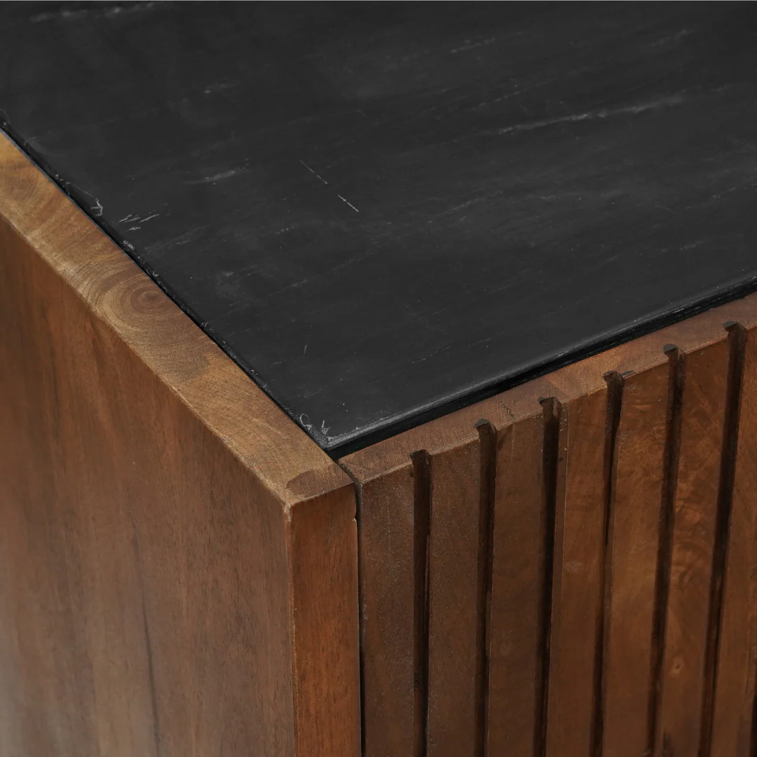 Mangohouten Dressoir Rosa 175 cm - Image 5