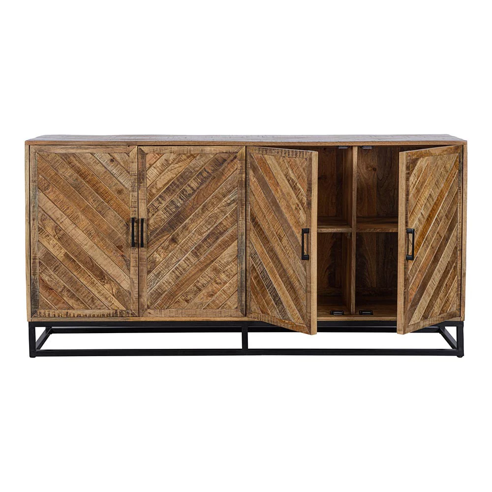 Mangohouten Dressoir Sabia 180 cm - Image 4