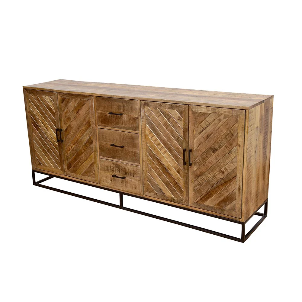 Mangohouten Dressoir Sabia 200 cm - Image 3
