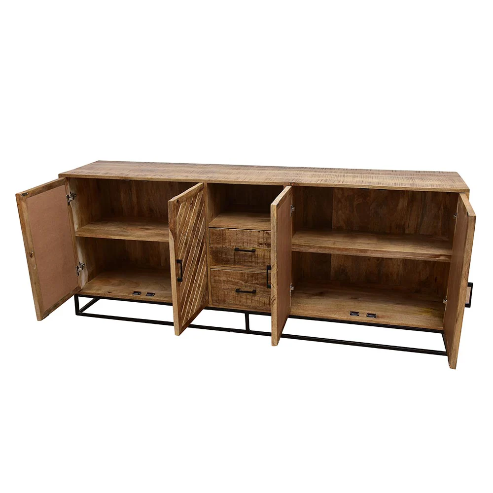 Mangohouten Dressoir Sabia 220 cm - Image 4