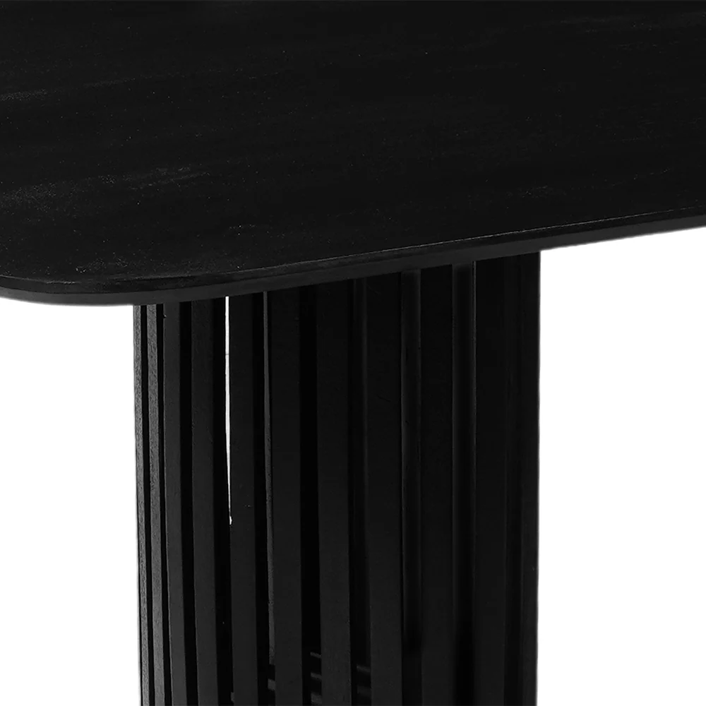 Mangohouten Eettafel Keelin 180x100 cm Zwart - Image 7