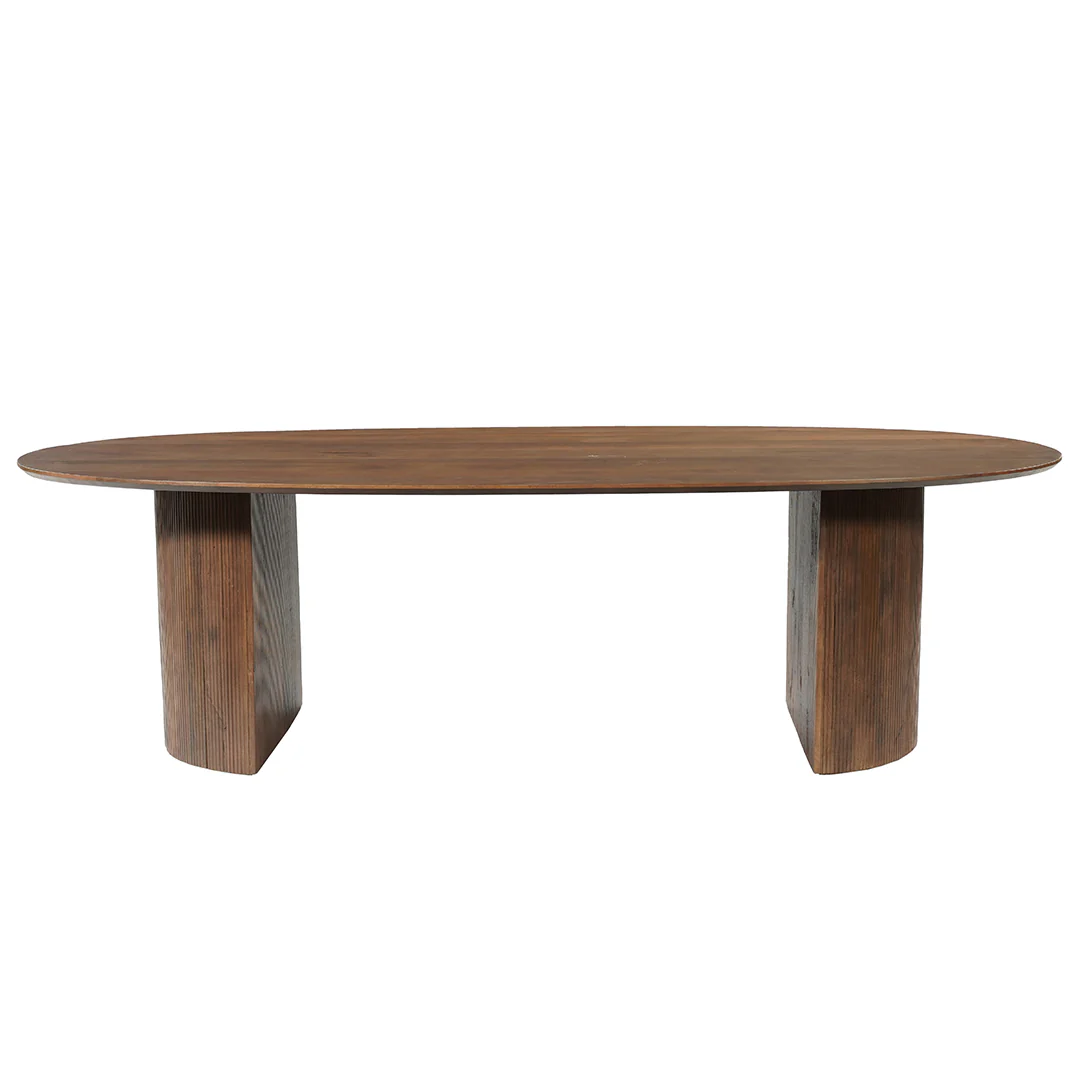 Mangohouten Eettafel Maeve 240x110 cm Walnoot - Image 2