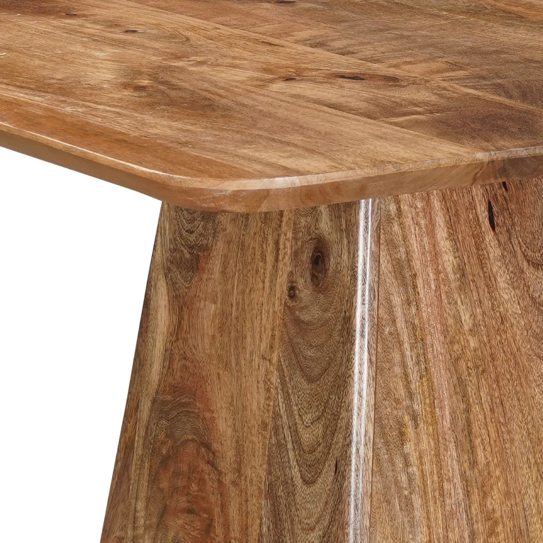 Mangohouten eettafel Mick vierkant 90x90cm - Image 3