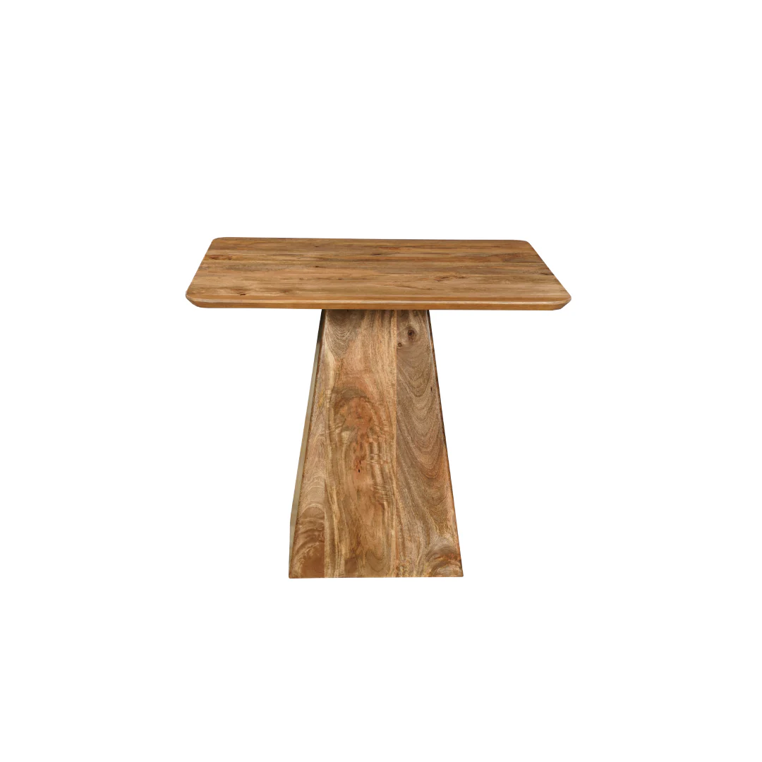 Mangohouten eettafel Mick vierkant 90x90cm - Image 4