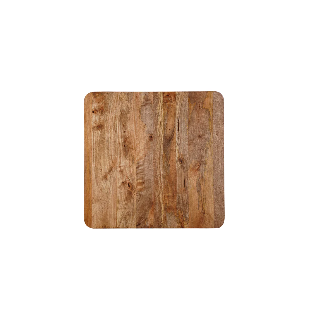 Mangohouten eettafel Mick vierkant 90x90cm - Image 5