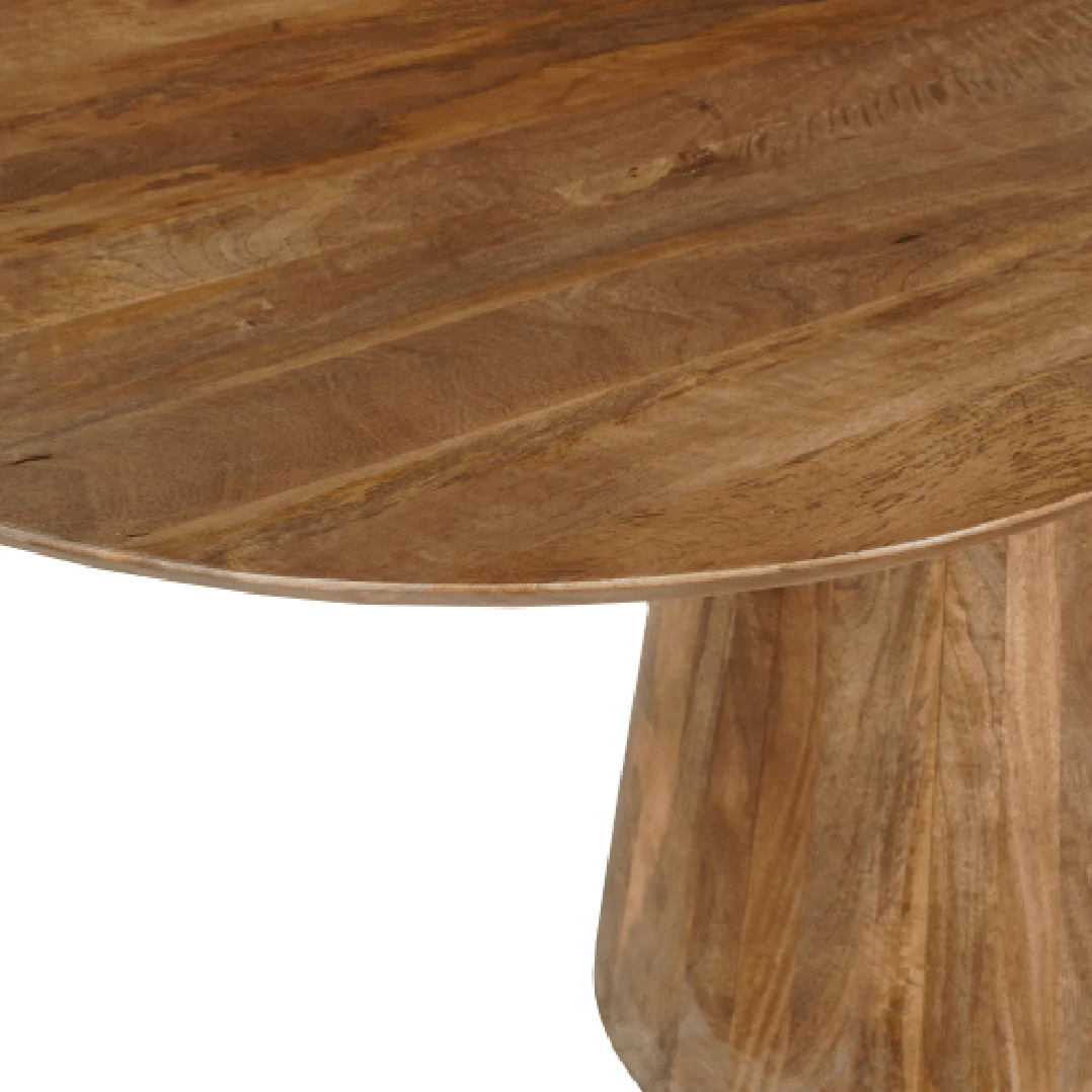Mangohouten Eettafel Mick capsule 160×90 cm - Image 3