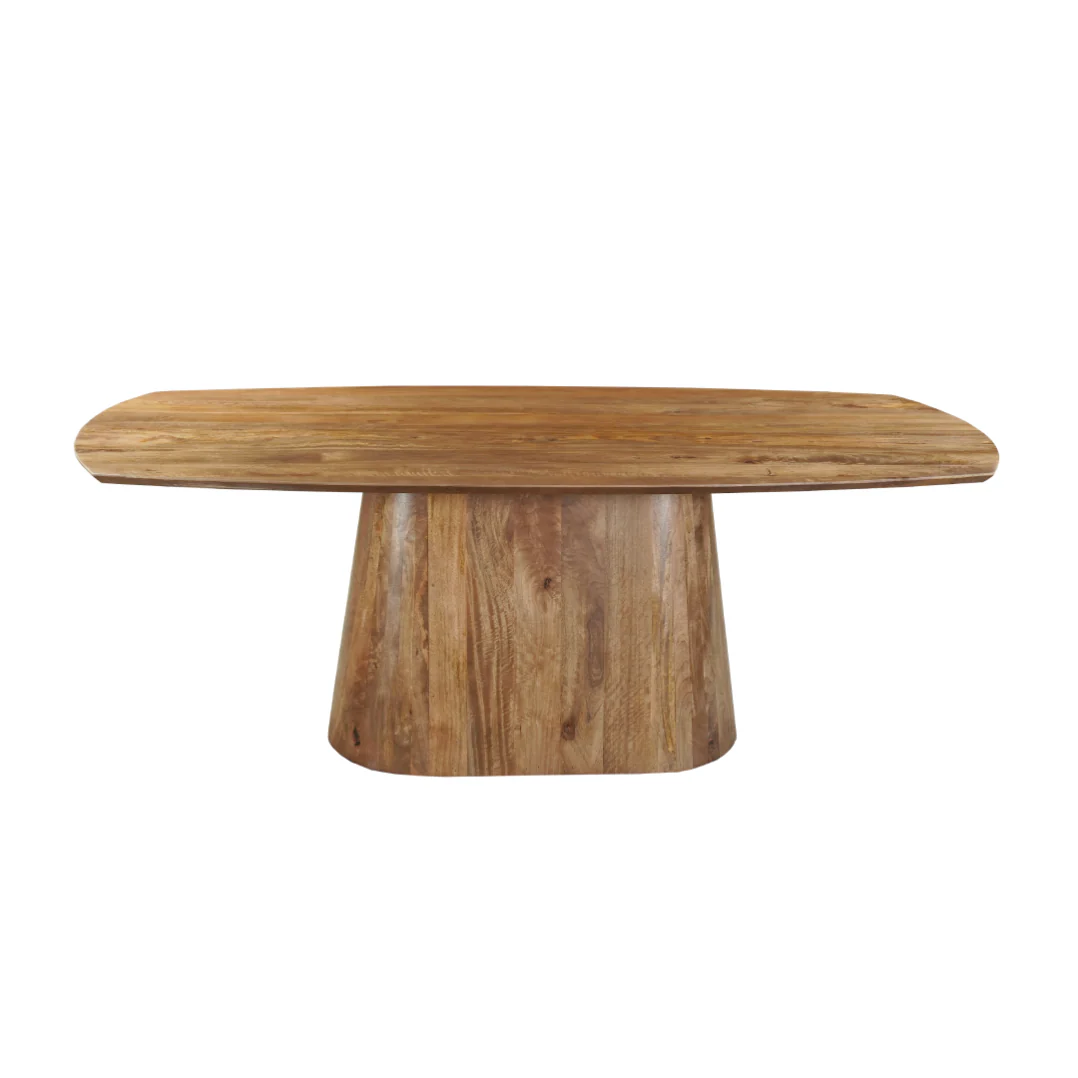Mangohouten Eettafel Mick Deens ovaal 180×90 cm - Image 4