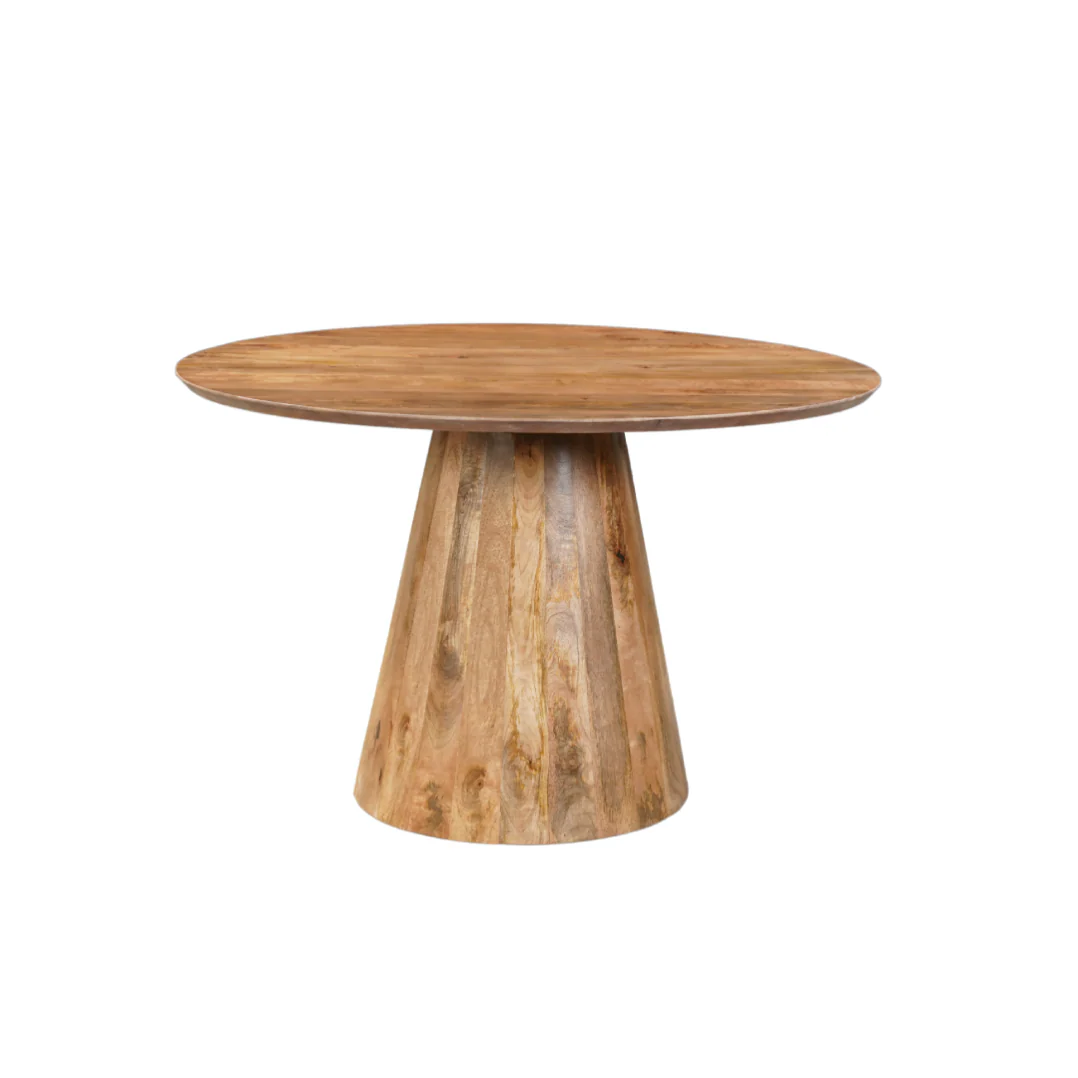 Mangohouten Eettafel Mick Rond 110 cm - Image 4